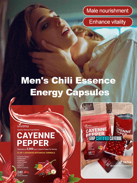 🌶️ كبسولات الكايين الطبيعية… طاقة ونشاط في كل يوم